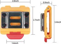 Support de ruban à mesurer MELOTOUGH, étui pour perceuse, clip de ceinture à accès facile pour ruban à mesurer