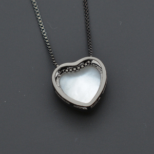 Venta al por mayor joyería de moda <span class=keywords><strong>amor</strong></span> <span class=keywords><strong>en</strong></span> forma de corazón pendientes y collares conjunto de joyas para mujeres - Product Image 4