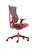 Chaise de bureau ergonomique en maille avec réglage en hauteur, design moderne en maille, soutien lombaire, chaise de bureau en plastique pour usage domestique