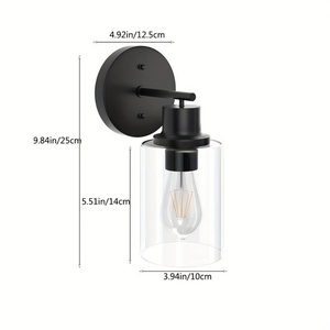 Pared LED creativa moderna para dormitorio, sala de estar, sofá, fondo, hierro Simple con Base de aluminio, espejo de baño a prueba de agua - Product Image 2