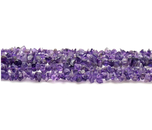 อเมทิสต์ธรรมชาติสีม่วงธรรมชาติอัญมณีชิปลูกปัดขายส่งจํานวน - Product Image 4