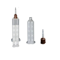 Seringue à cartouche adhésive bicomposante AP Hand Push 14 ml 1:1 avec embouts de mélange dentaire et piston pour cartouche adhésive AB
