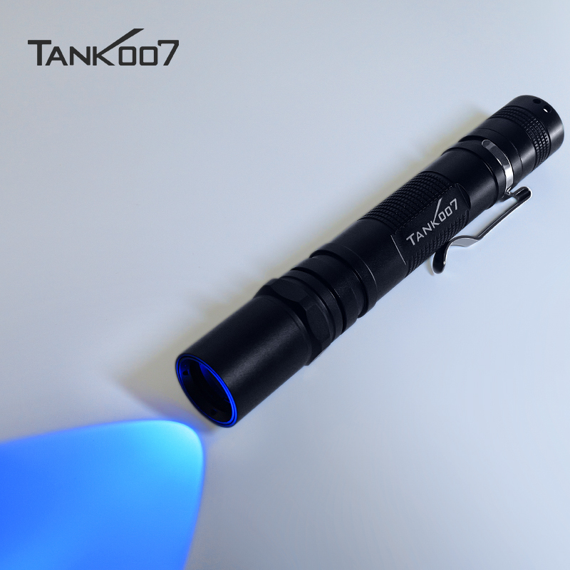 Tank007 AA02 Custom Uv Torcia Powerful Ultraviolet Linterna Uv NDT Torch 365nm Penlight Long Range Torch Light LED UV Flashlight