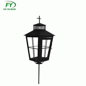 Insertar células madre tumba al aire libre de metal vela linterna - Product Image 1