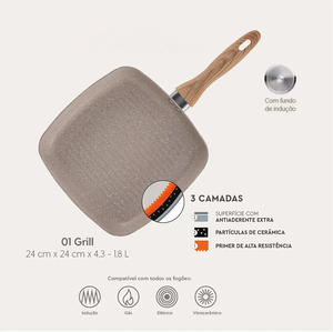 High Quality <b>Pot</b> Pan Glass Lids Soft Touch Handle Non Stick 12 Piece Aluminium <b>Ceramic</b> Cookware Set - Product Image 3