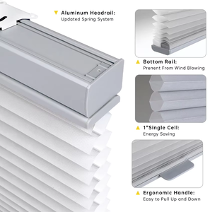 Persianas de nido de abeja de salida de fábrica día y noche doble tela impermeable hogar Oficina persianas de ventana opacas - Product Image 2