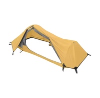 Tente tunnel pliable quatre saisons imperméable pour 1 ou 2 personnes avec vestibule et cloison amovible, logo personnalisé du fabricant, délai de livraison rapide