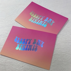 Cartes de remerciement personnalisées en offset, cartes de visite de luxe en gros avec dorure, invitations de mariage et de fête, cartes en papier couché avec logo personnalisé - Product Image 2