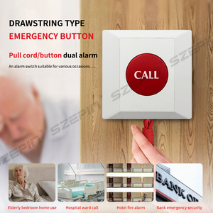 Bệnh Viện Y Tá Gọi Nút Báo Động Khẩn Cấp Bệnh Nhân Máy Nhắn Tin Bác Sĩ Gọi Hệ Thống Trong Phường Điều Dưỡng Thiết Bị CE DC 12V Trắng 36V - Product Image 4
