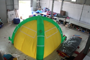 Inflatable Camping Tent Waterproof Over 12ft Dimensions Sun Resistant for Outdoor Parties & Advertising Events - Product Image 4