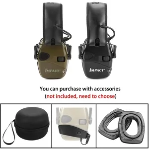 Honeywell – <span class=keywords><strong>casque</strong></span> électronique tactique pour tir, anti-bruit, amplification du son, protection auditive, pliable - Product Image 3