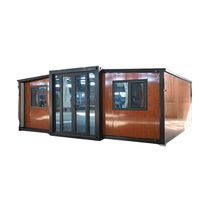 Casa Contenedor Plegable de Bajo Costo, Casa Móvil Expandible, Casa Plegable de Lujo de Doble Ala
