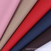 En stock – Cuir PVC gaufré 0,9 mm effet coton duveteux et grain litchi, résistant à l'abrasion, pour l'ameublement automobile, les bagages et la rembourrage de meubles