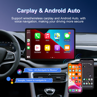 Lecteur DVD de voiture multimédia HD 13,3 pouces 1DIN Autoradio Android 13 4+64 Go 2000*1000 GPS 4G Carplay