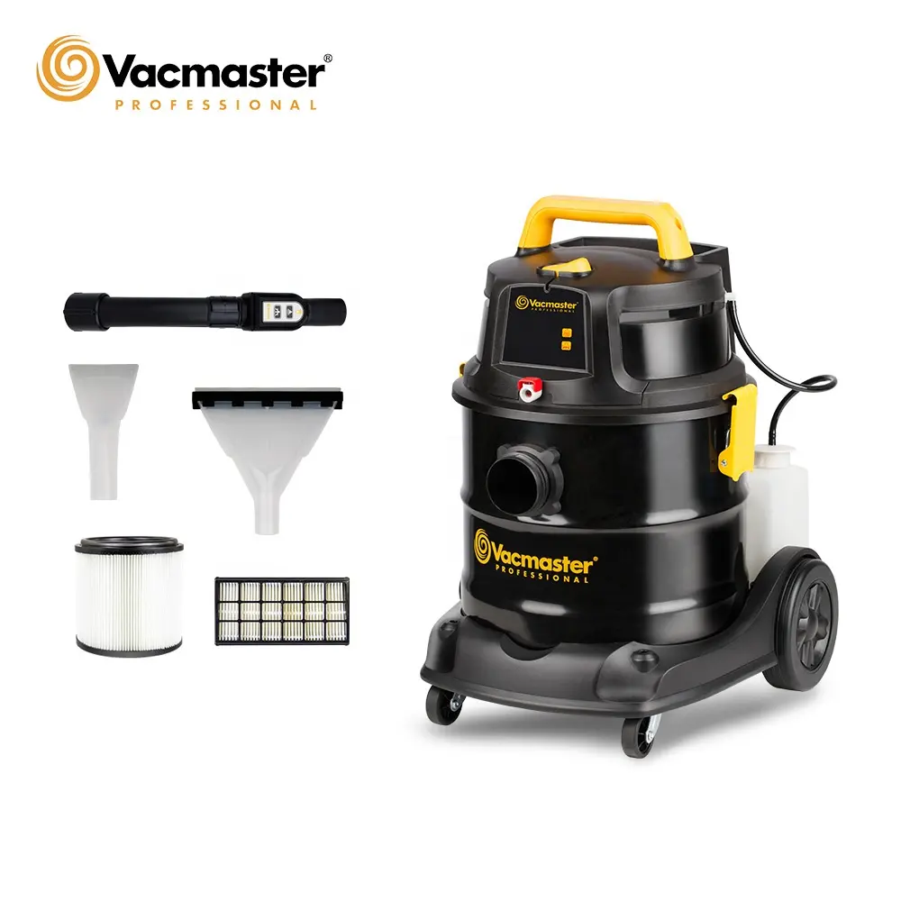 Vacmaster hand held portátil vertical comercial carro de lata manual de vapor molhado lavagem shampoo tapete aspirador de pó-VK1320SIWR