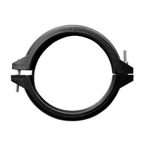 Petite pince de gorge d'anneau de cou de cylindre de sable de 1.5 pouces outils et accessoires de piscine noirs et blancs pour la piscine