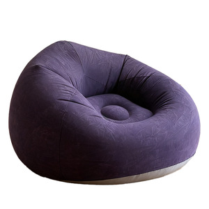 Modern Simple Design Spherical Single-Person <b>Inflatable</b> <b>Sofa</b> Lazy Foldable Flocked Living Room Bedroom Balcony Outdoor Leisure - Product Image 5