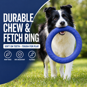 Anillo Flotante para Perros de EVA Ecológico de Tamaño Pequeño, Juguete Simple para Masticar, Interactivo y de Movimiento para Entrenamiento al Aire Libre - Product Image 1