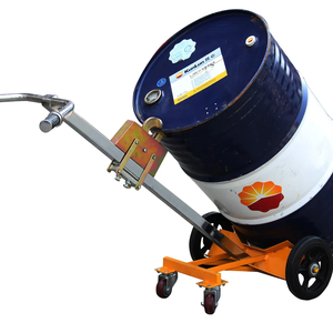 プラスチックおよびスチールドラムバレル用の手動シンプルオイルドラムバレルイーグルグリップキャリアトロリー - Product Image 1