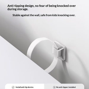 Credenza Moderna Semplice in Legno <span class=keywords><strong>Bianco</strong></span>, Mobile Contenitore per Soggiorno, Camera da Letto, Organizzazione Domestica - Product Image 4