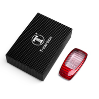 Housse de protection pour clé de voiture en fibre de carbone T-carbon pour Mercedes-Benz Classe A, Classe B, Classe C, Classe E, accessoires pour clé de voiture