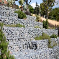 Paniers gabions soudés galvanisés à chaud de haute qualité pour la construction de murs de soutènement robustes