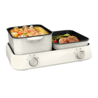 Appareil ménager multifonction petit et compact : grille-pain, four à pâtisserie, poêle à frire, 3 en 1, appareil à petit-déjeuner