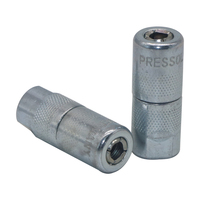 ZM-0273 Buse et raccord de graisseur 1/8 po, 4 mâchoires, tête hexagonale zinguée, connexion femelle, basse pression, pièces automobiles