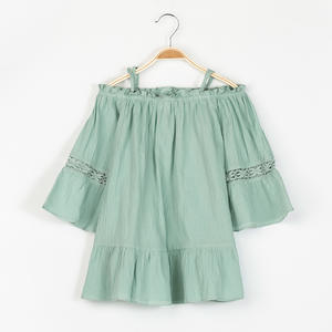 Ropa para Niñas, Blusa con Corte Princesa y Parches, Modelos sin Tirantes, Diferentes Tipos de Diseño de Blusa - Product Image 3