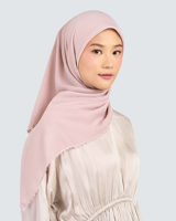 Foulard Hijab Personnalisé Brodé Couleur Unie en Voile de Coton, Bandana Ethnique avec Bordure en Dentelle, Foulard DIY pour Femme