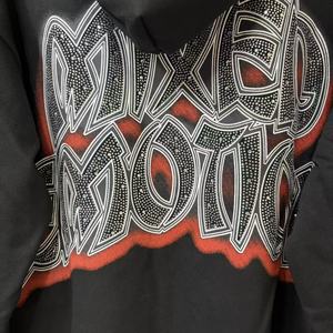 Felpe <span class=keywords><strong>con</strong></span> Cappuccio Hot Diamond Mixed Emotion per Uomo, Stampa Grafica di Teschi Neri, <span class=keywords><strong>Felpa</strong></span> <span class=keywords><strong>con</strong></span> Zip Streetwear di Marca Designer - Product Image 4