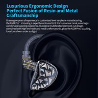 KZ AS24 Pro 24BA Écouteurs intra-auriculaires IEM avec réglage