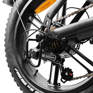 Bicicleta Eléctrica de 7 Velocidades con Llantas Anchas, 1000W, 48V, Diseño Impermeable, Doble Amortiguación, Bicicleta Eléctrica Retro Más Vendida <span class=keywords><strong>para</strong></span> Playa, Montaña y Uso Diario - Product Image 6