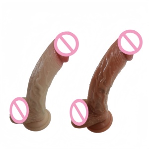 天然假阳具 强力硅胶吸盘 逼真大号假阳具 女性自慰用 女性性玩具 - Product Image 1