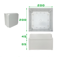 Caja de Conexiones Eléctrica de Plástico ABS para Exteriores TYCOTIU TY-8011085, Nivel de Protección IP67 para Proyectos de Instrumentos Electrónicos
