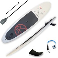 Planche de paddle SUP en plastique sur mesure OEM/ODM, vente en gros, durable, avec dessus souple en mousse moulée, planche de paddle rigide durable pour Stand Up Paddle