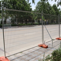 Clôture Temporaire de Construction Portable Précise YC, Pieds de Clôture Temporaire en Caoutchouc Uniques, Panneau de Clôture Temporaire Moderne pour la Construction