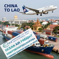 Transitaire maritime et aérien de la Chine vers le Laos, livraison porte à porte, agent maritime, EXW, FCA, FOB, DDP, DAP, assurance, livraison