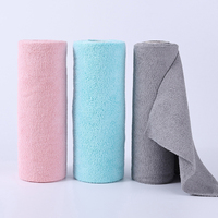 20er-Pack Wiederverwendbare Papiertücher Mikrofaser-Reinigungstücher Rolle 25x25cm Abreißbare Tücher für Autowäsche Küchenputztücher Fusselfreie Lappen
