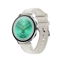 Nouvelle montre connectée T8pro ultra-fine avec fonction d'appel, écran AMOLED 1,36 pouces toujours actif, fréquence cardiaque, pression artérielle, pour femmes