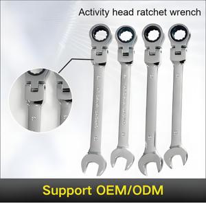 Herramienta de Llave de trinquete de cabeza ajustable métrica universal de doble uso rápida y ahorro de mano de obra con soporte personalizado OEM - Product Image 5