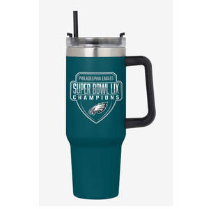 6 disegni philello Eagles campioni personalizzati doppia parete in acciaio inox vuoto isolato tazza da viaggio per auto 40 oz XL <span class=keywords><strong>Tumbler</strong></span> - Product Image 2