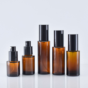 New Design 100ml Flat Should Glass Serum <b>Bottles</b> Amber <b>Mist</b> Spray Lotion <b>Bottles</b> Pump Sayer Screen Printing Surface Handling - Product Image 1