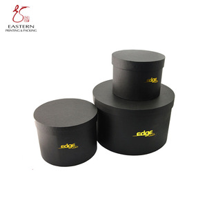 Tùy Chỉnh In Kỹ Thuật Số Thời Trang Rắn In Ấn Màu Đen Giấy Vòng Bìa Ống Quà Tặng Xi Lanh Hộp - Product Image 2