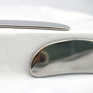 Gua Sha Weichgewebe-Entspannungs übung Physiotherapie-Tool <span class=keywords><strong>Meridian</strong></span>-Massage Edelstahl-Faszien messer für das Gesicht - Product Image 6