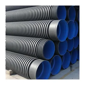 Factory Sale Rigid PE Corrugated Pipe for Storm Drainage SN8 DN500 DN600 DN800