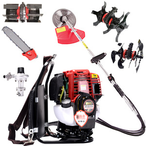 High Efficiency 4-Stroke Backpack Grass Cutter, Portable Gasoline Brush Trimmer Industrial Grade Agricultural Weeding <b>Tool</b> - Product Image 5