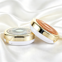 Étui vide pour BB crème, fond de teint liquide, ou poudre compacte, avec miroir, couleur nude