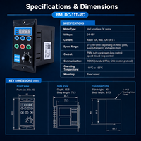 Contrôleur de moteur BLDC basse tension Palo 11T-DC24V-48V 240W-480W Protection IP54