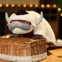 Peluche Appa de 22 pouces, figurine en peluche, animaux 3D, oreillers, jouets Appa vache, poupée douce pour la décoration de la maison, cadeau